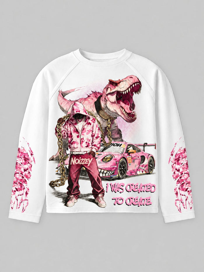 I Was Created to Create Unisex Uzun Kollu Tişört