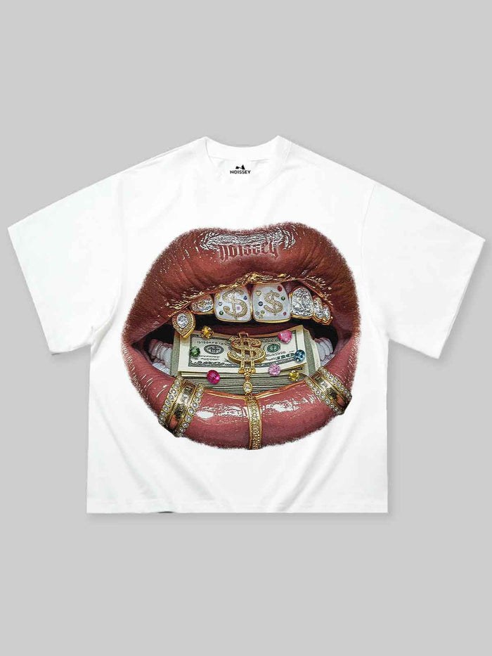Money Lips Unisex Tişört