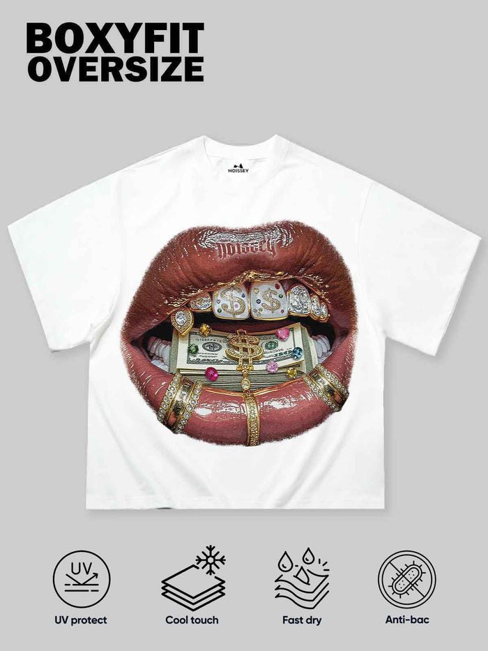Money Lips Unisex Tişört