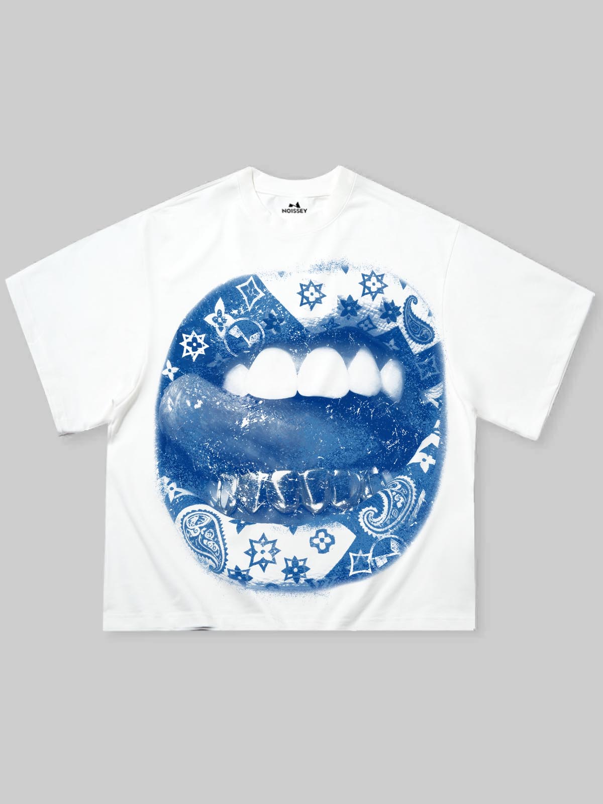 Mavi Bandana Grillz Unisex Tişört
