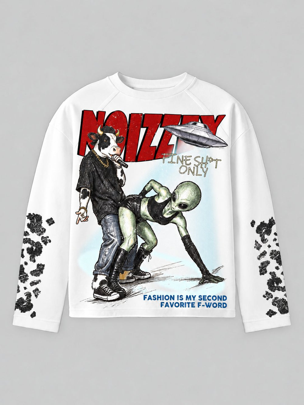 Alien & Bull Unisex Uzun Kollu Tişört