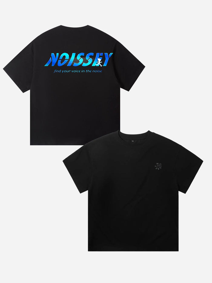 Ses İçinde Noise Siyah Unisex Tişört