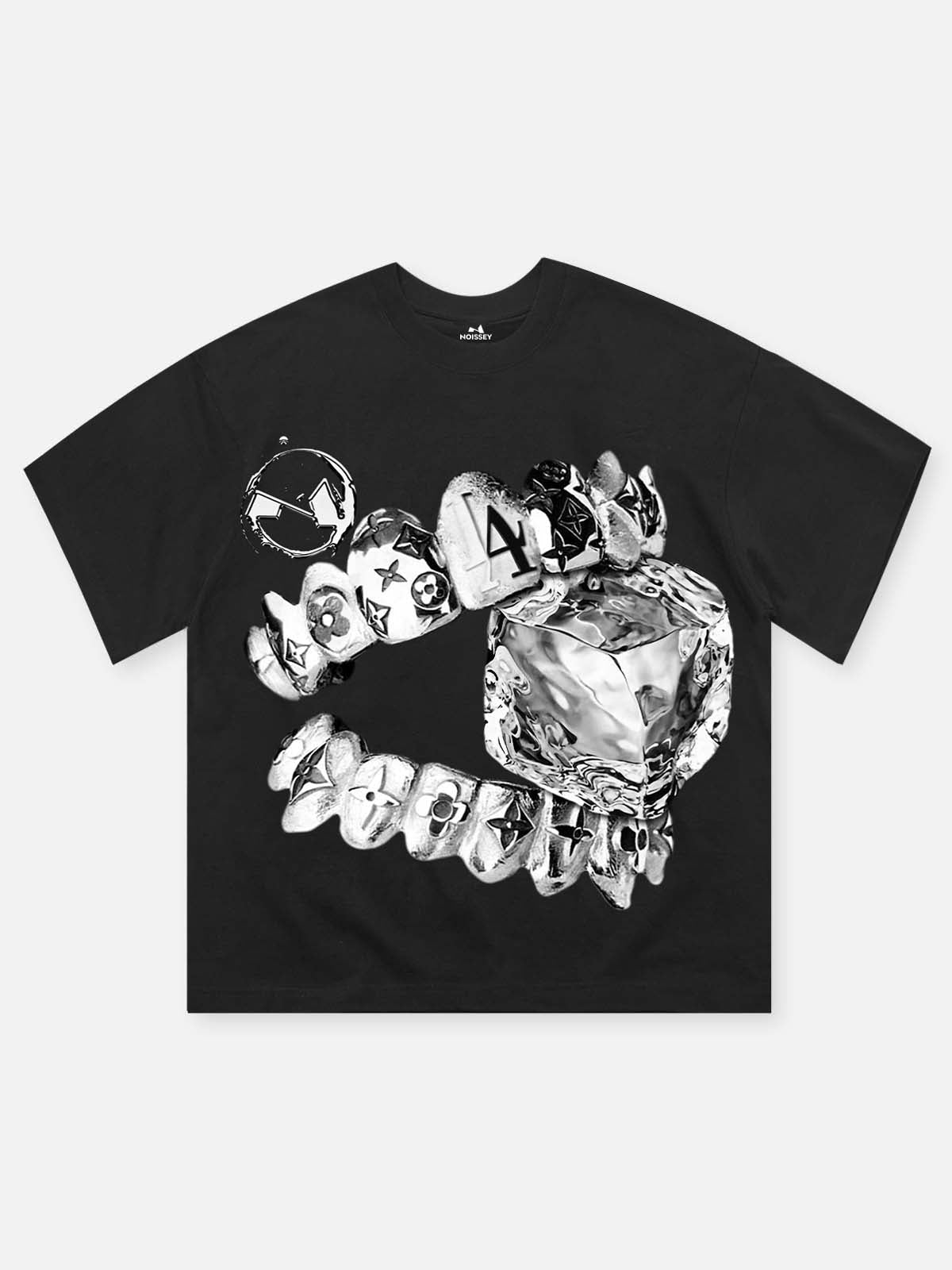 Liquid Chrome Siyah Unisex Tişört