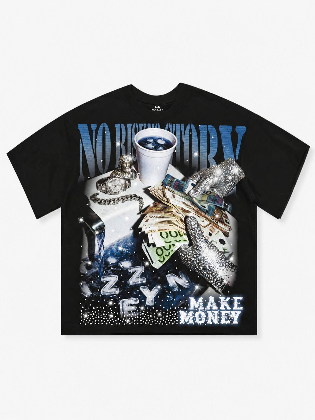 Make Money Eldiven Siyah Unisex Tişört