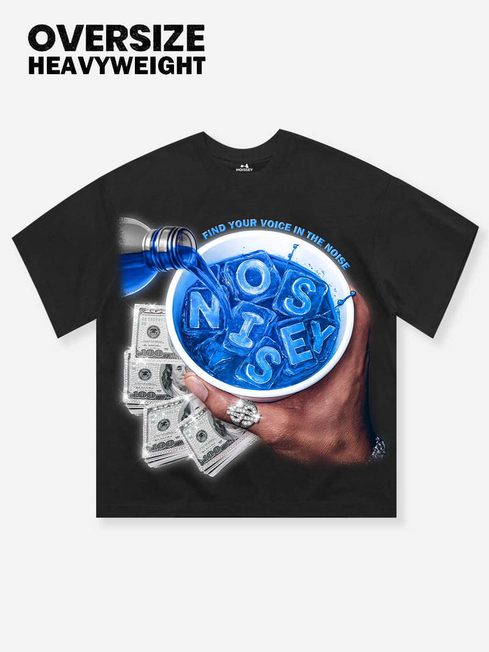 Cheers to Money Mavi Çorba Unisex Tişört