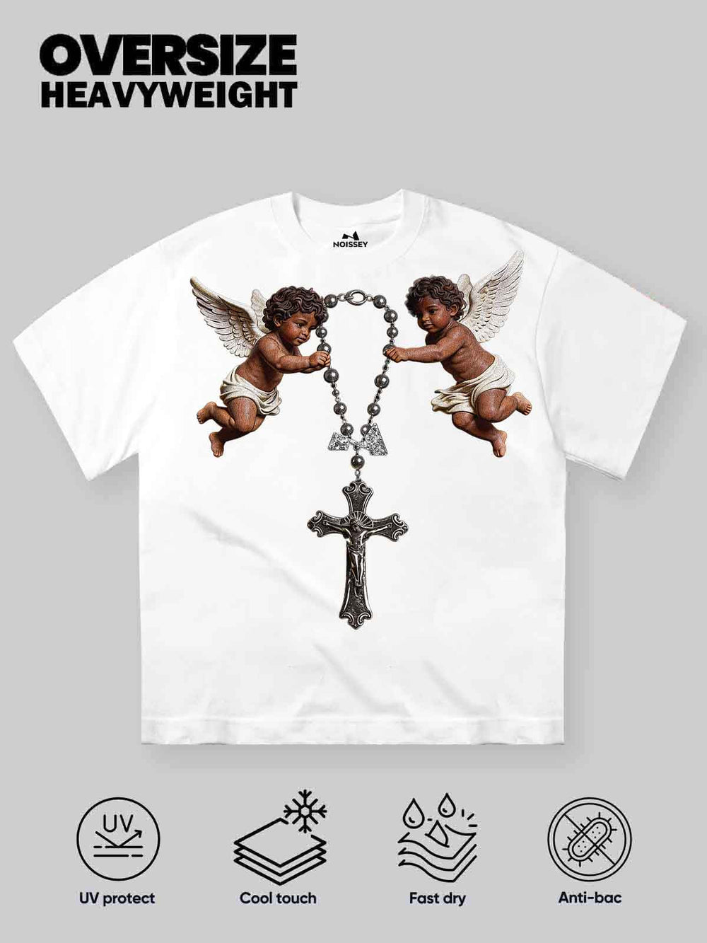 Cherub Divine Faith Beyaz Unisex Tişört