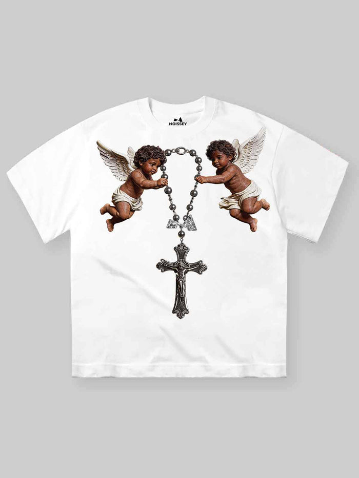 Cherub Divine Faith Beyaz Unisex Tişört