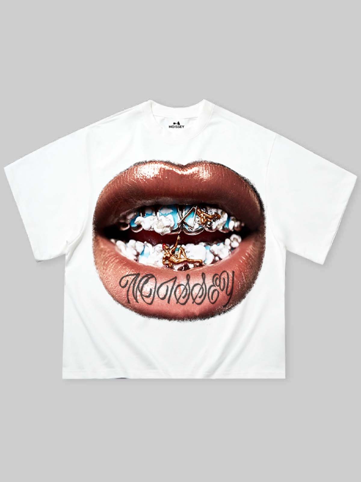 Altın Grillz Figür Unisex Tişört