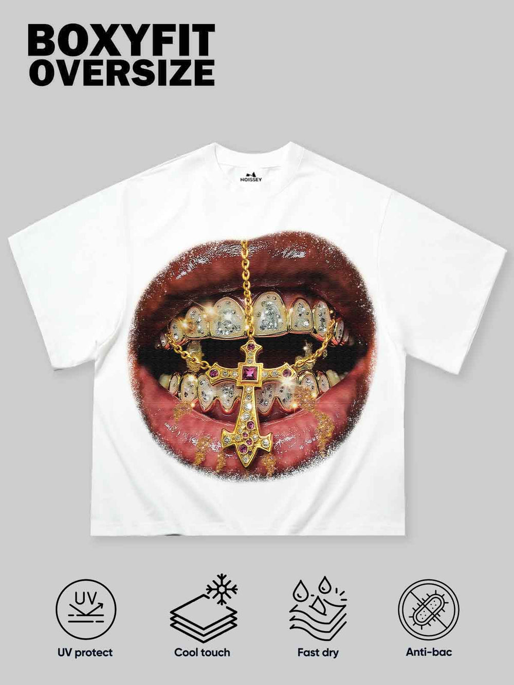 Golden Cross Grills Beyaz Unisex Tişört