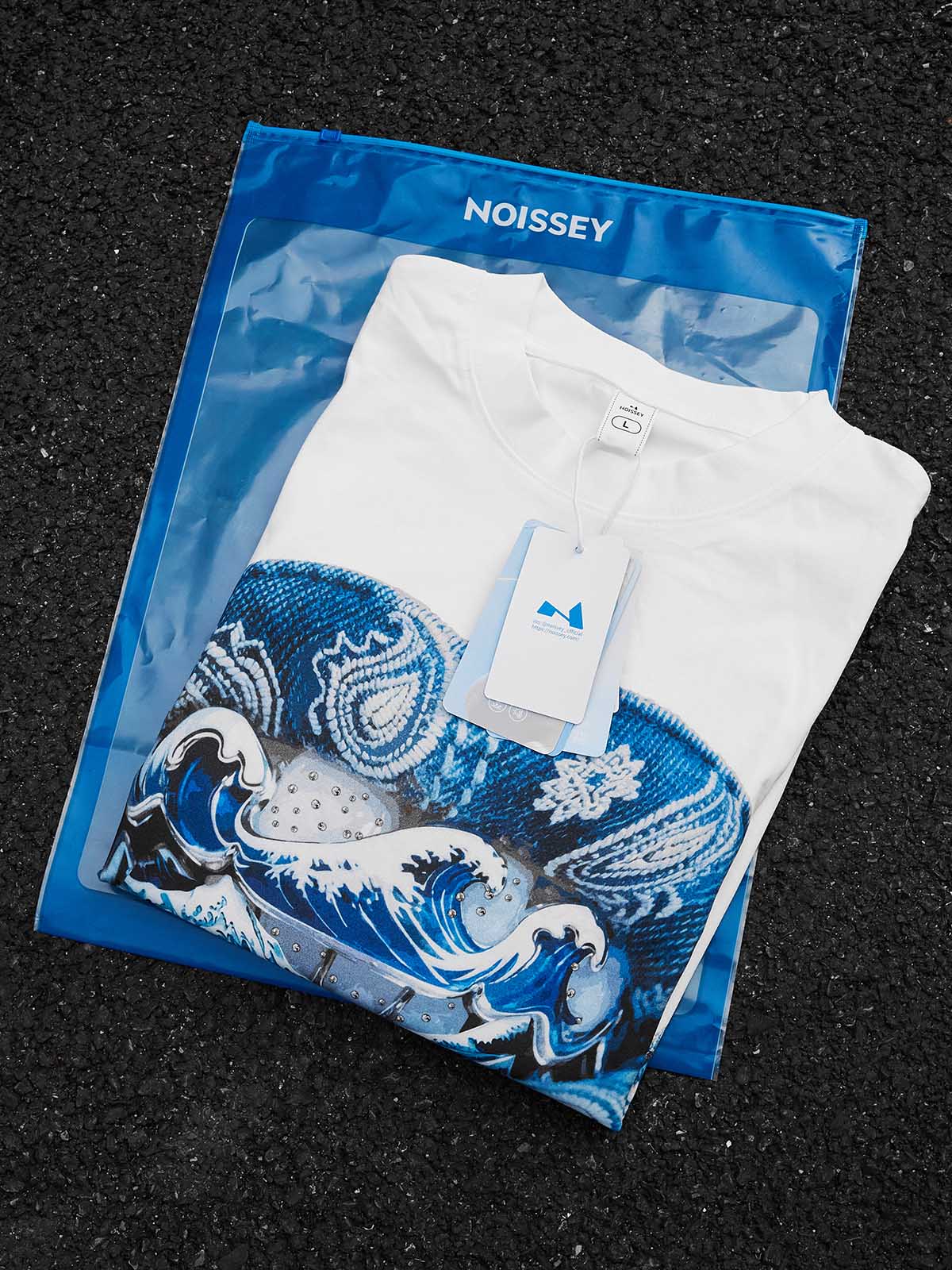 Denim Ukiyo-e Grillz Unisex Tişört