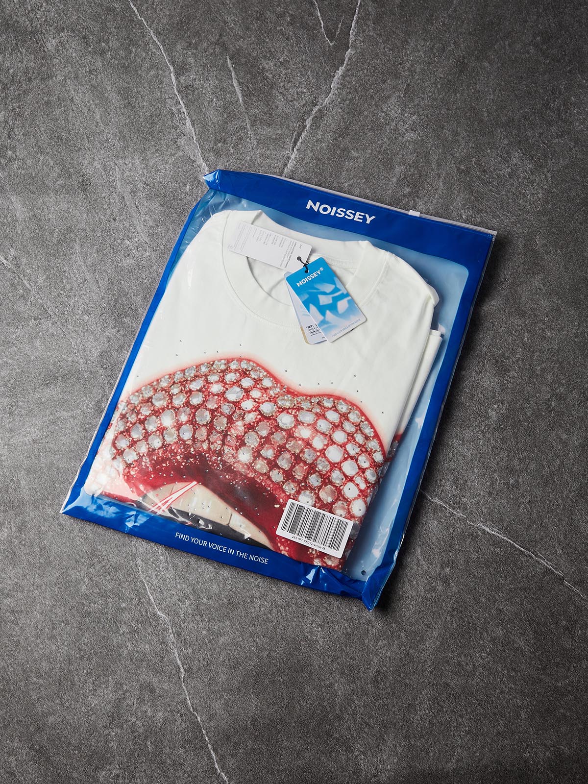 Pink Paved Lips Beyaz Unisex Tişört