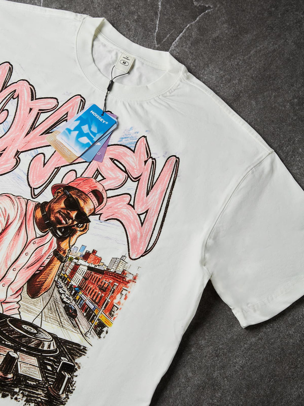 Şehir Sound Beyaz Unisex Tişört