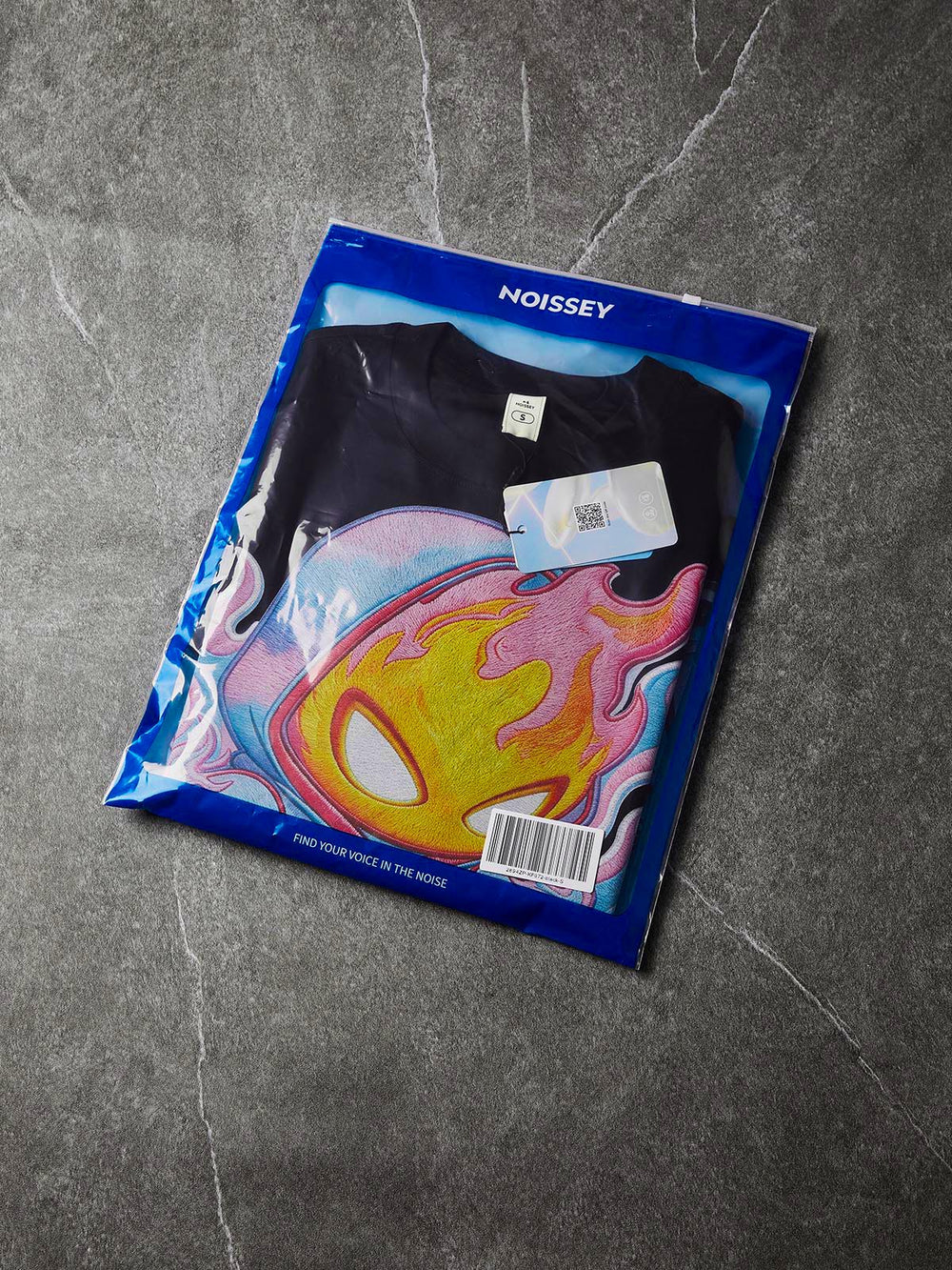 Gökkuşağı DJ Kaykaycı Siyah Unisex Tişört