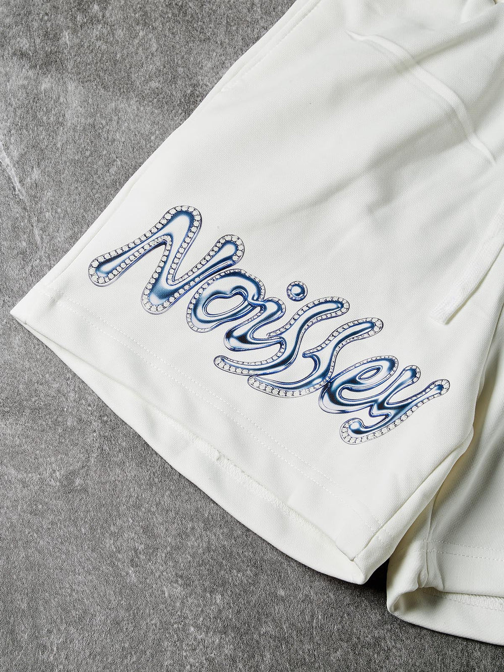 Termal Ateş Beyaz Unisex Şort