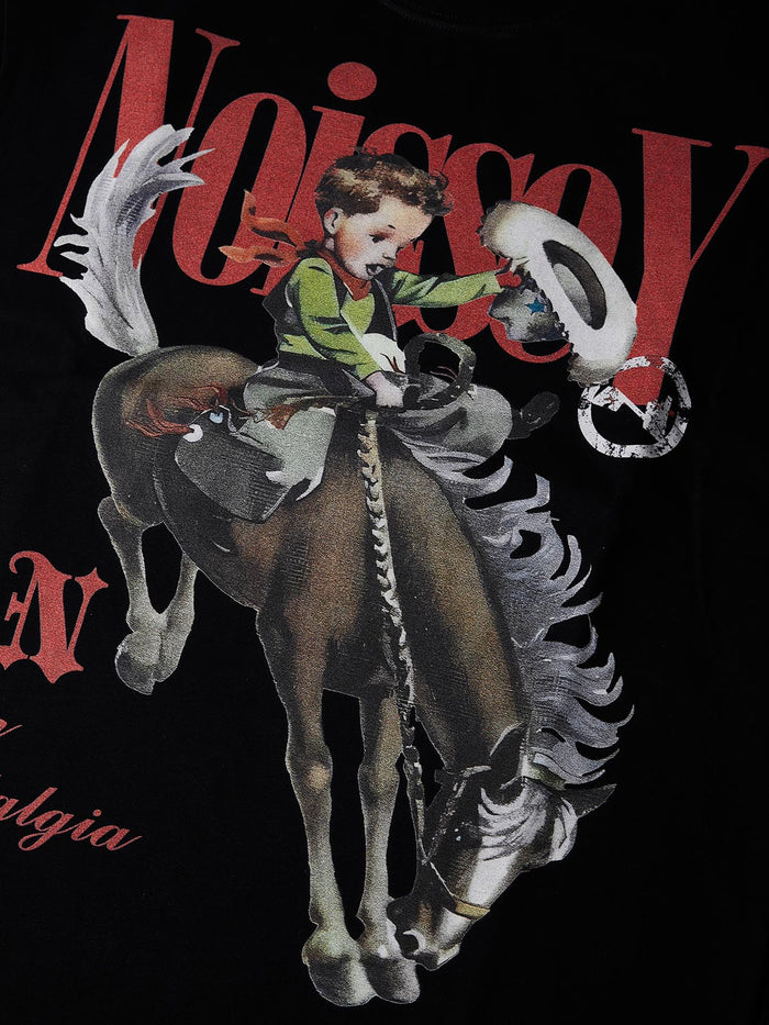 Vintage Hayalet Kovboy Unisex Atlet