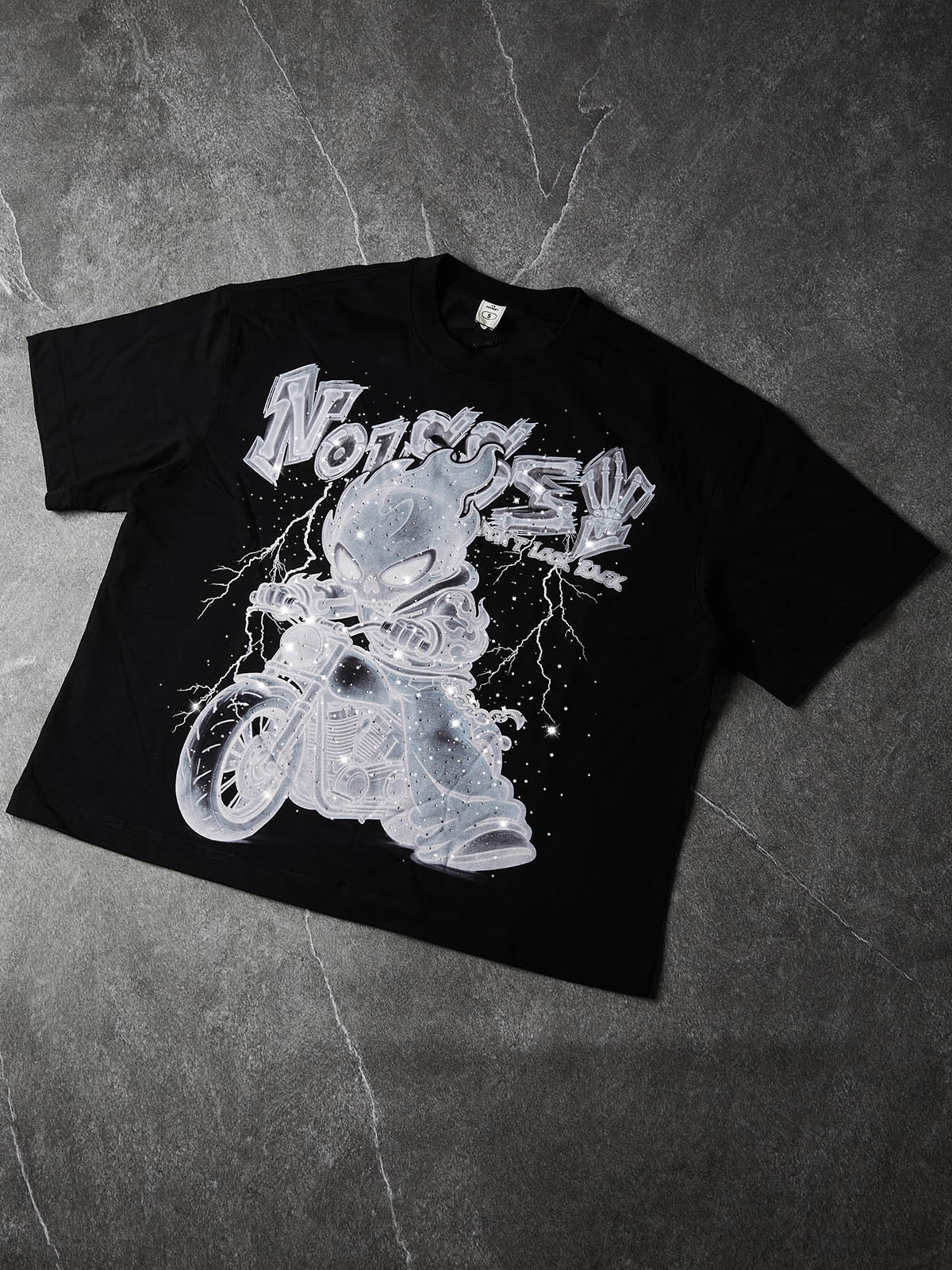 X-Ray Phantom Rider Siyah Unisex Tişört