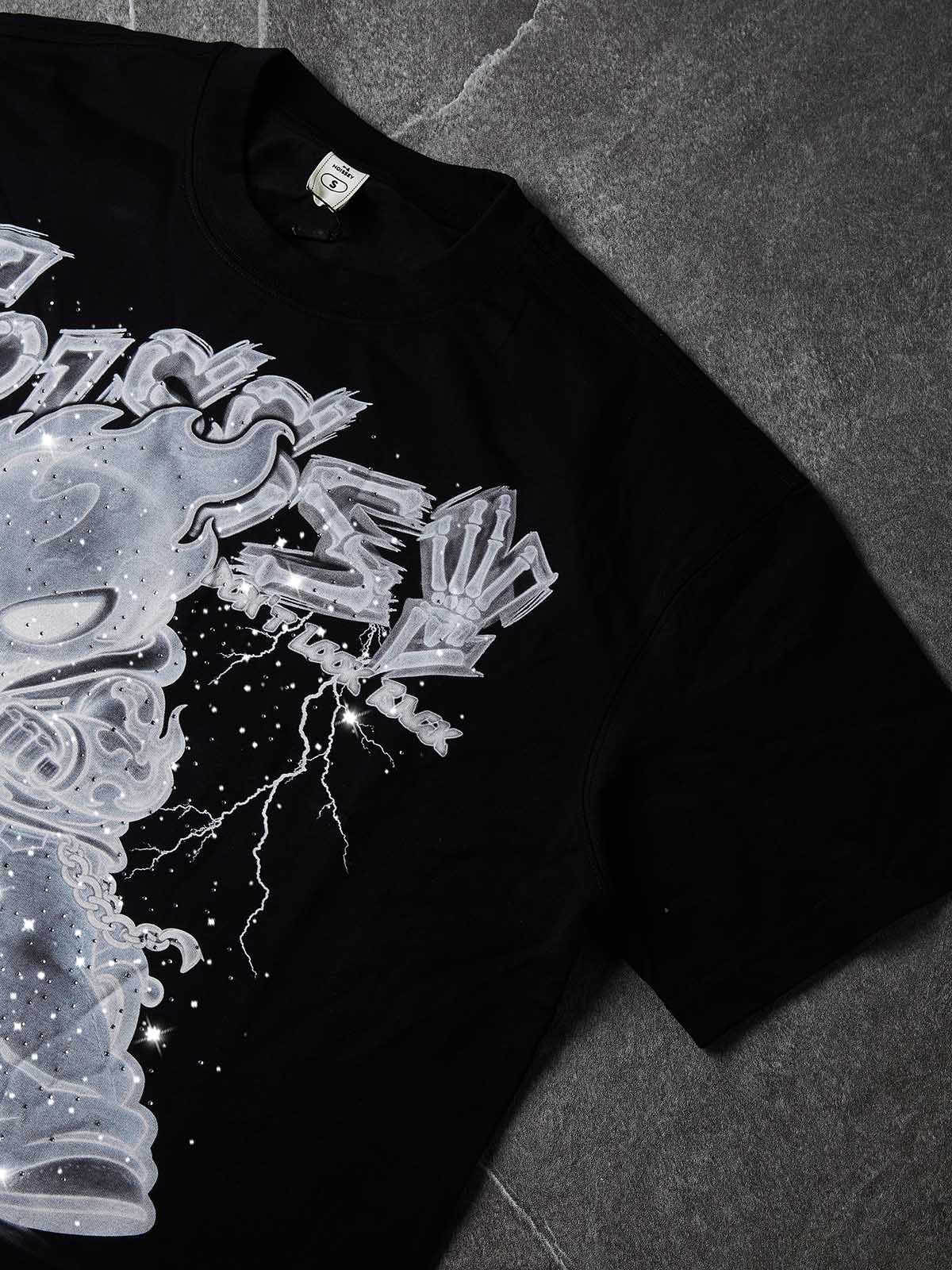 X-Ray Phantom Rider Siyah Unisex Tişört
