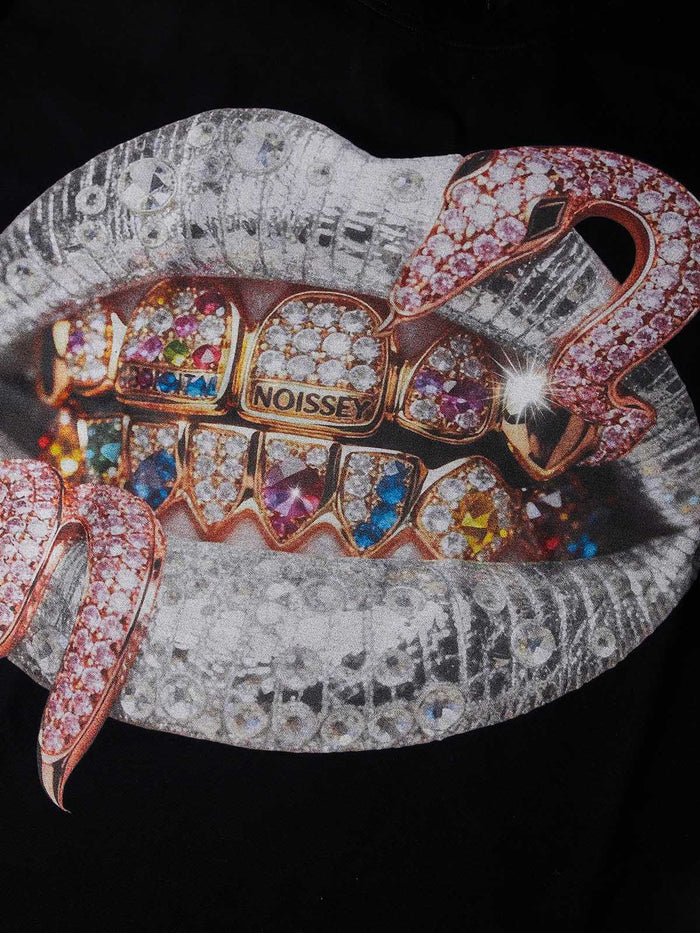Pink Snake Siyah Unisex Tişört