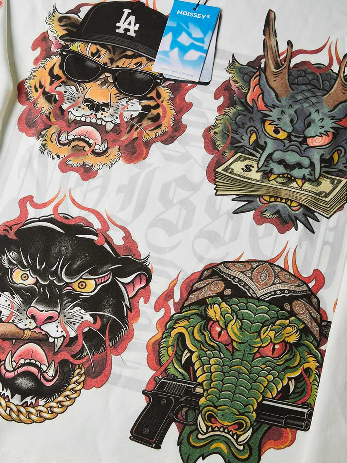 Tattoo Beast Masters Unisex Uzun Kollu Tişört