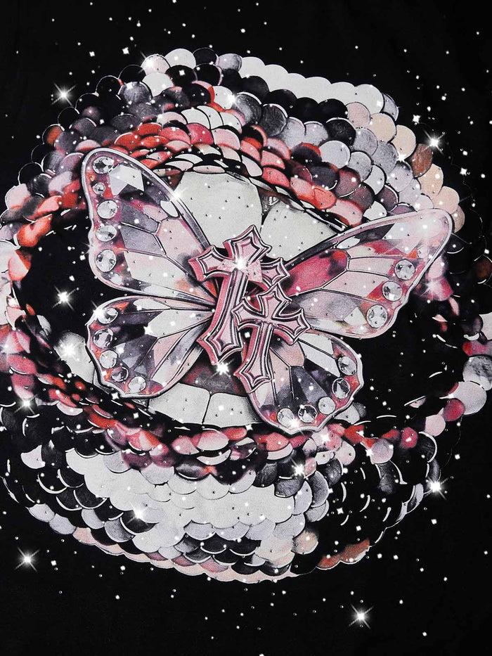 Pink Butterfly Unisex Atlet