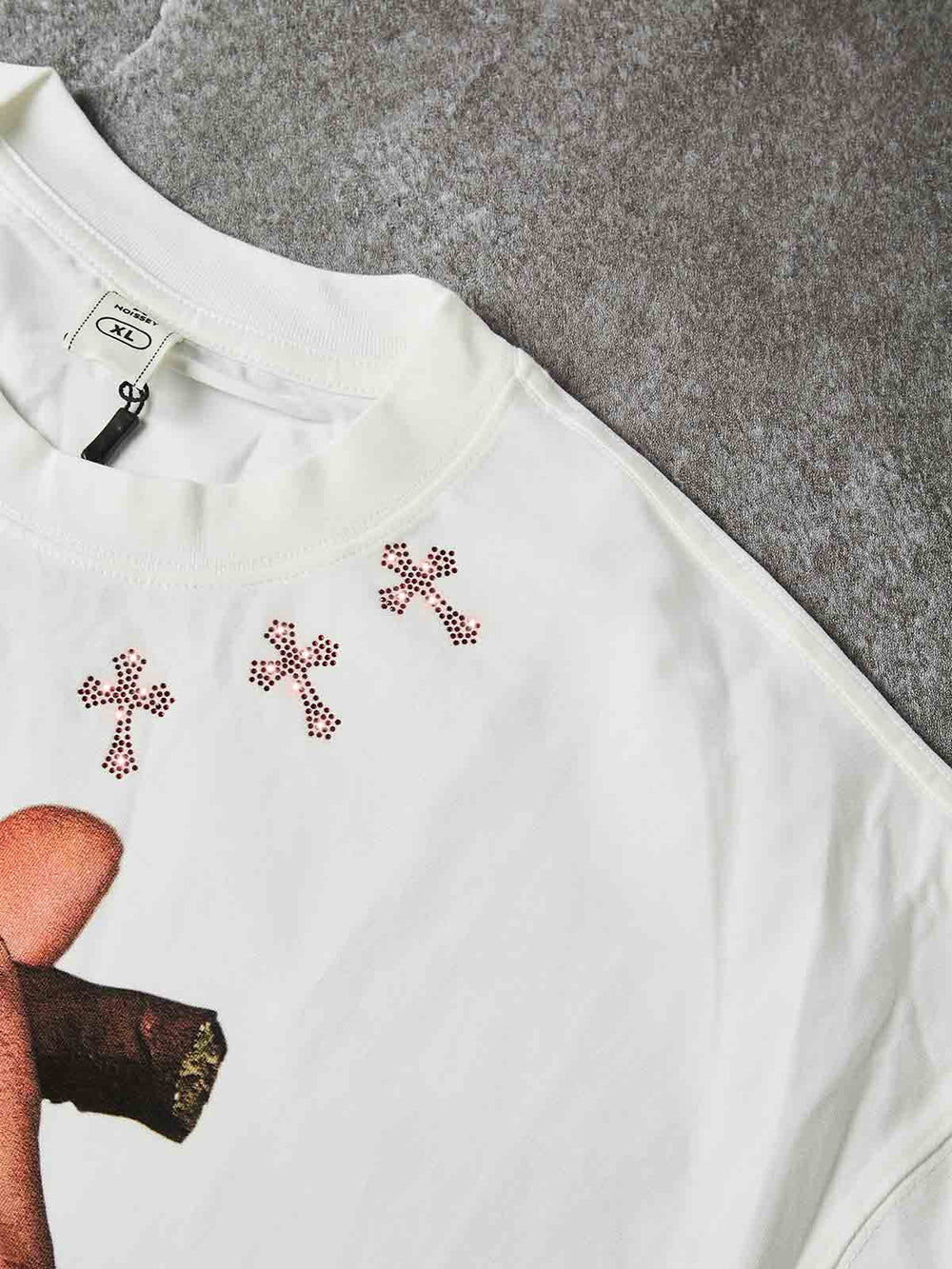 Cuban Link Cigar Beyaz Unisex Tişört