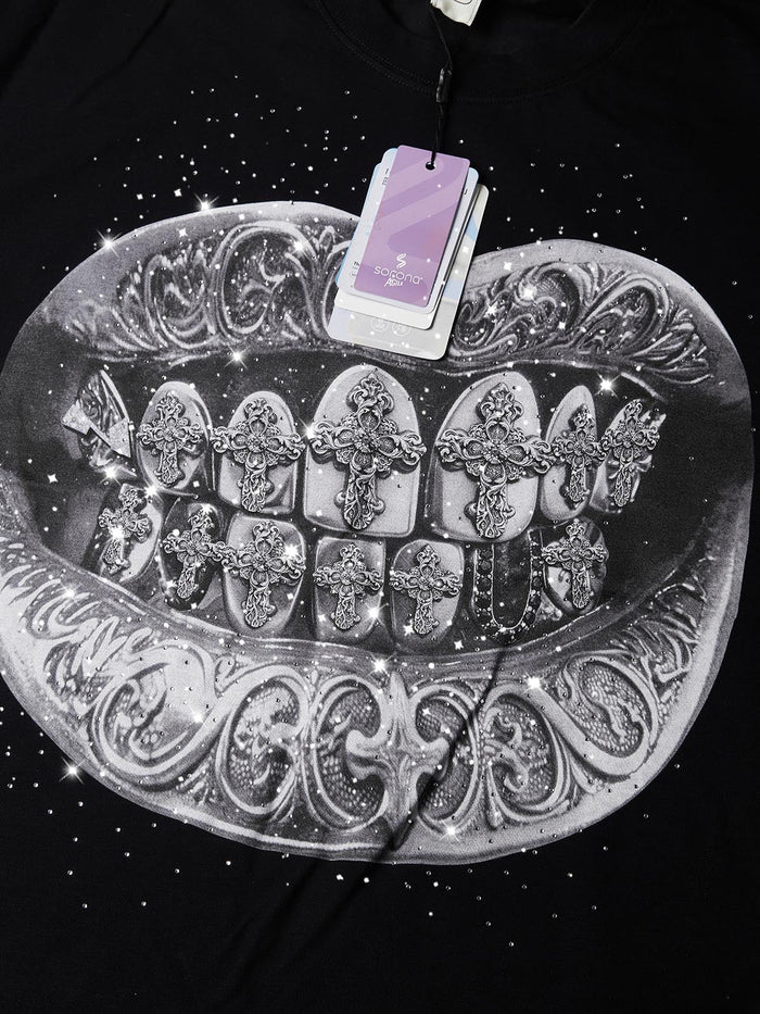Diamond Cross Grillz Unisex Tişört