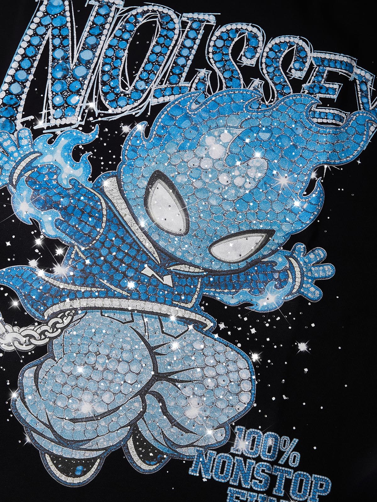 Blue Ignite Siyah Unisex Tişört