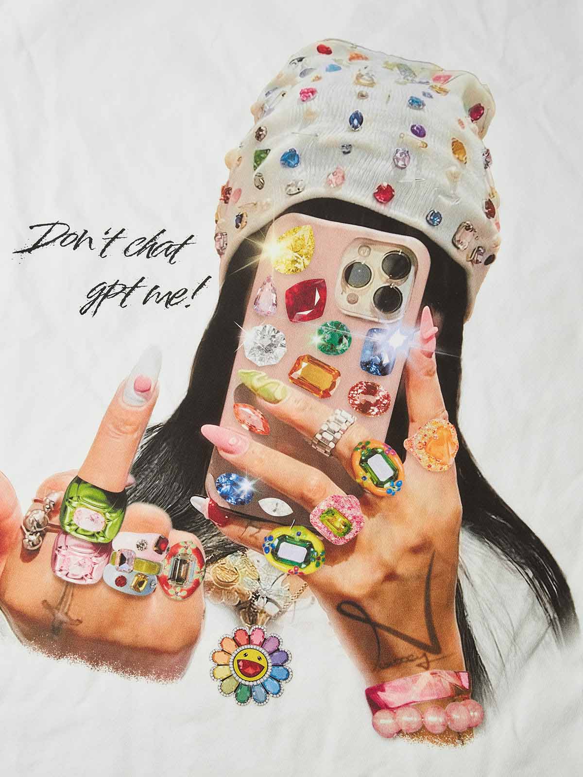 Don't ChatGPT Me Beyaz Unisex Tişört