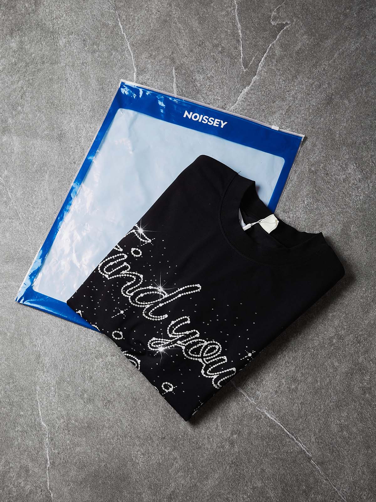 Starlit İmza Siyah Unisex Tişört