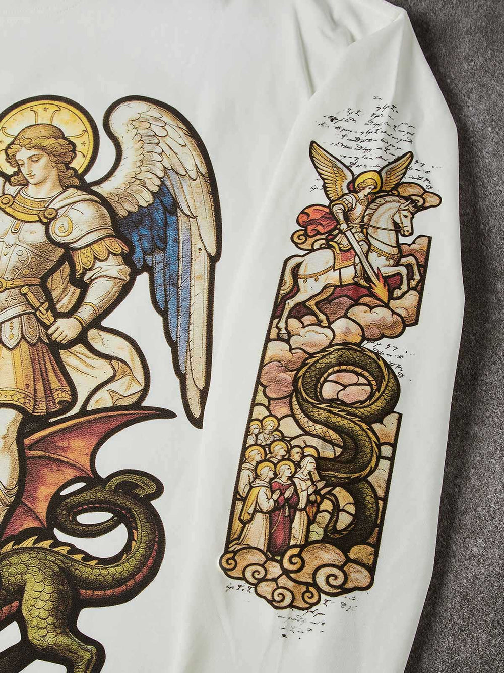 Saint Michael Unisex Uzun Kollu Tişört