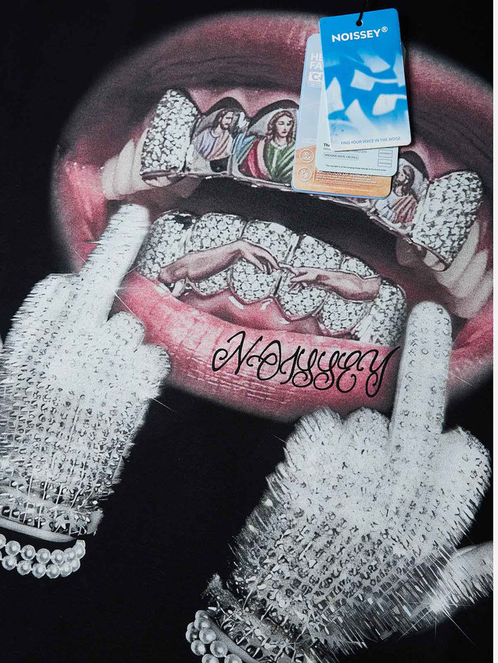 The Last Supper Grillz Siyah Unisex Tişört