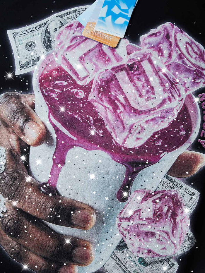 Frozen Cash Siyah Unisex Tişört
