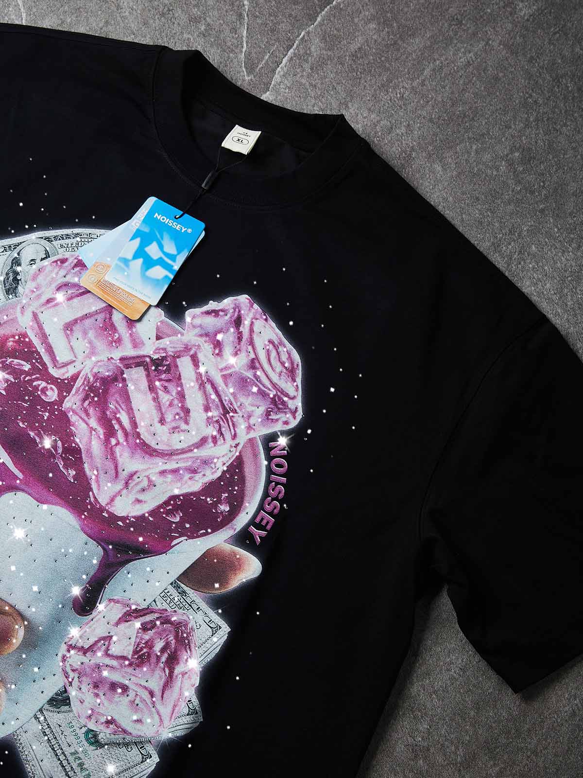 Frozen Cash Siyah Unisex Tişört
