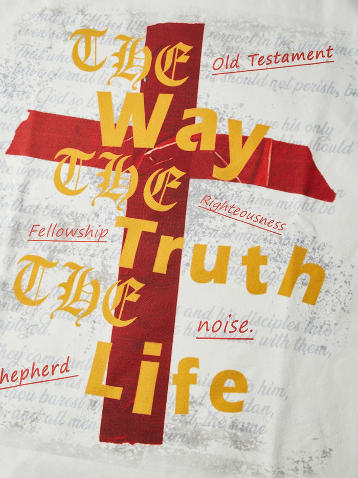 The Way, The Truth, The Life Beyaz Unisex Tişört