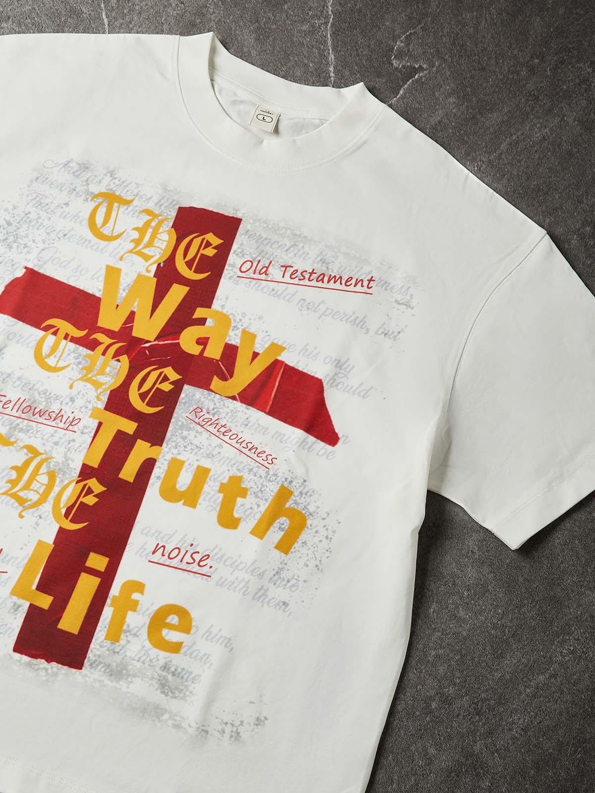The Way, The Truth, The Life Beyaz Unisex Tişört