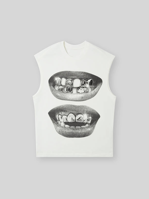 Retro Siyah Grillz Unisex Atlet