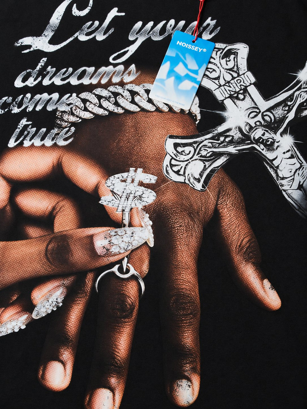 True Dreams Siyah Unisex Tişört