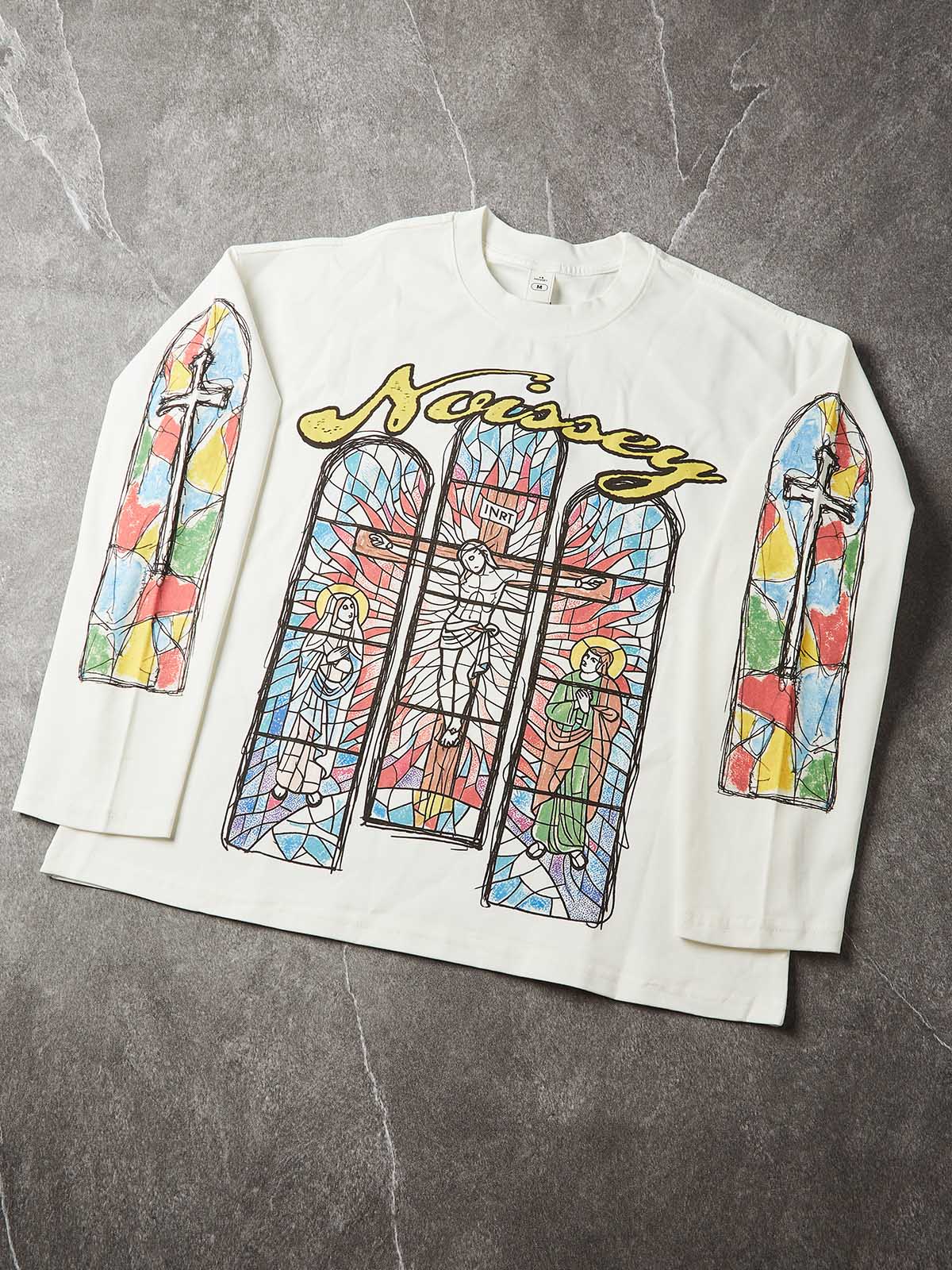 Sacred Window Unisex Uzun Kollu Tişört