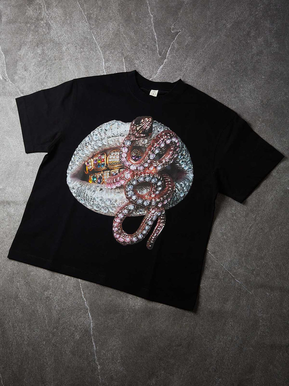 Diamond Lips & Python Unisex Tişört