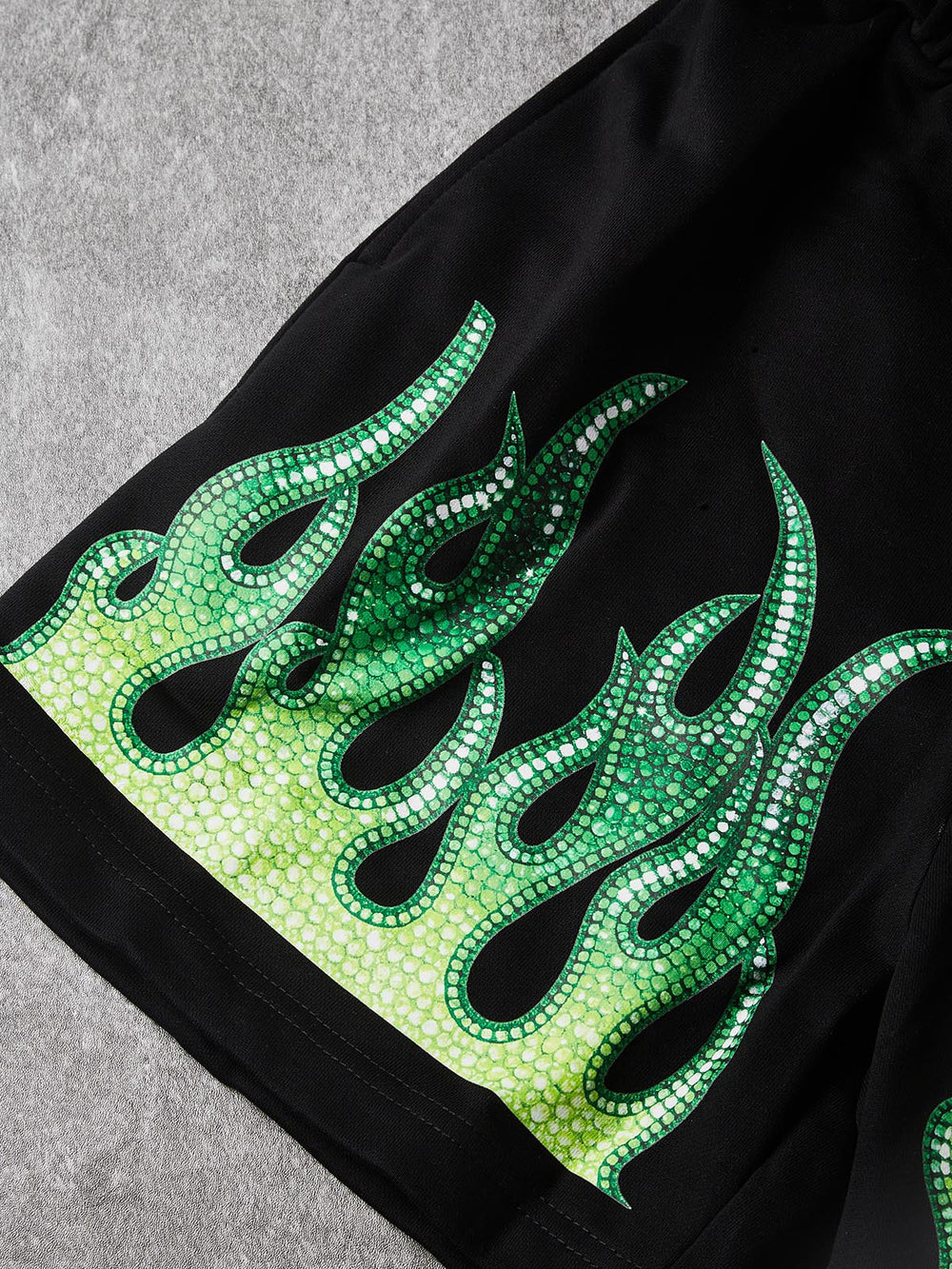 VENOM-FLAME Siyah Unisex Şort