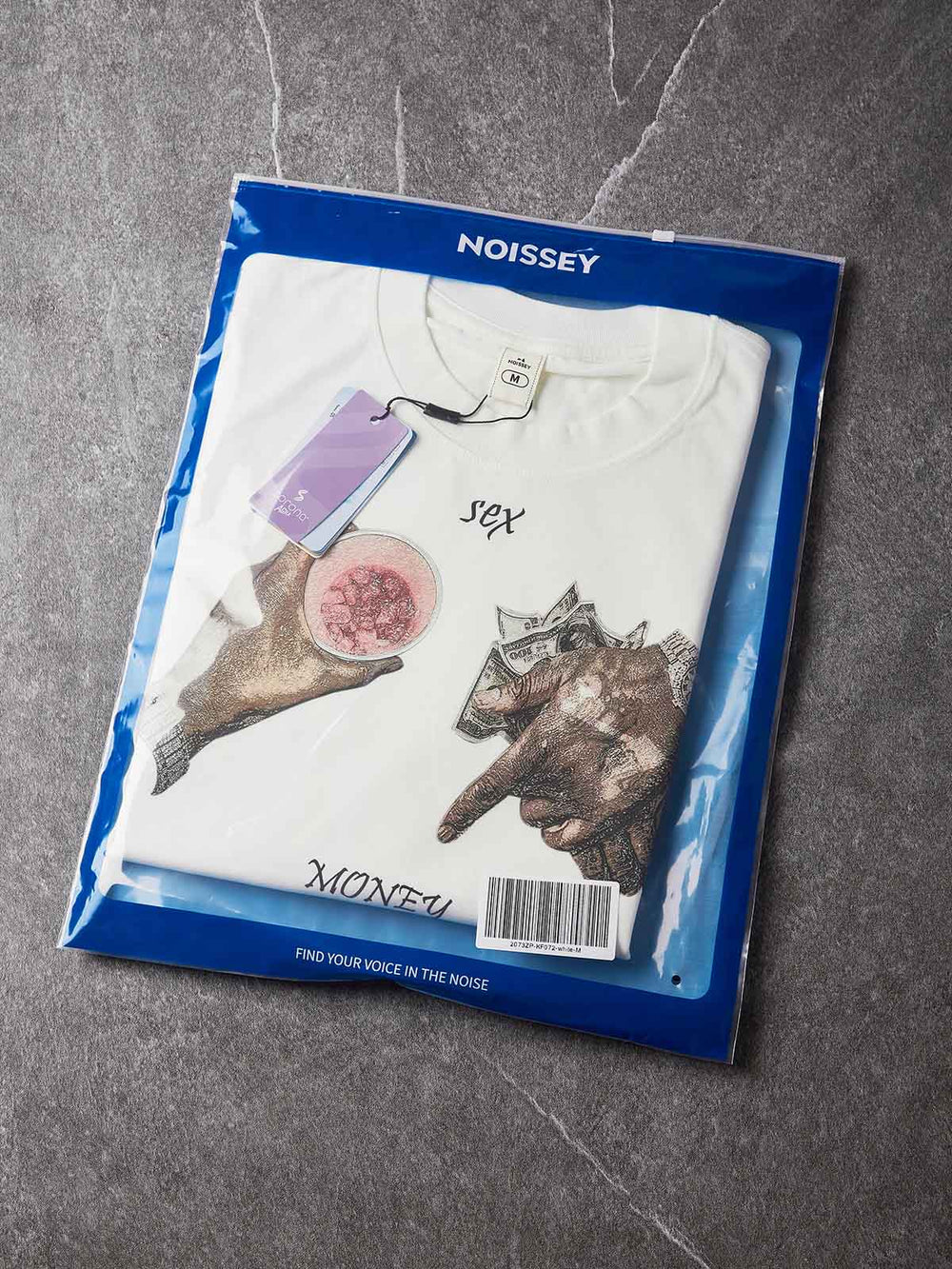 El Hareketi Siyah Unisex Tişört