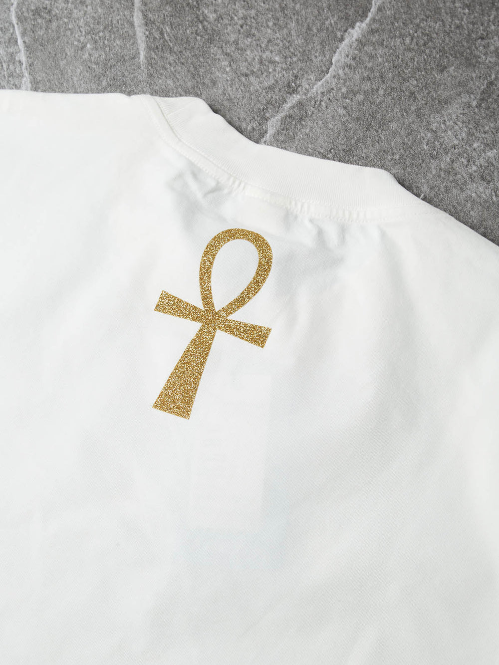 Firavun ve Kleopatra Beyaz Unisex Tişört