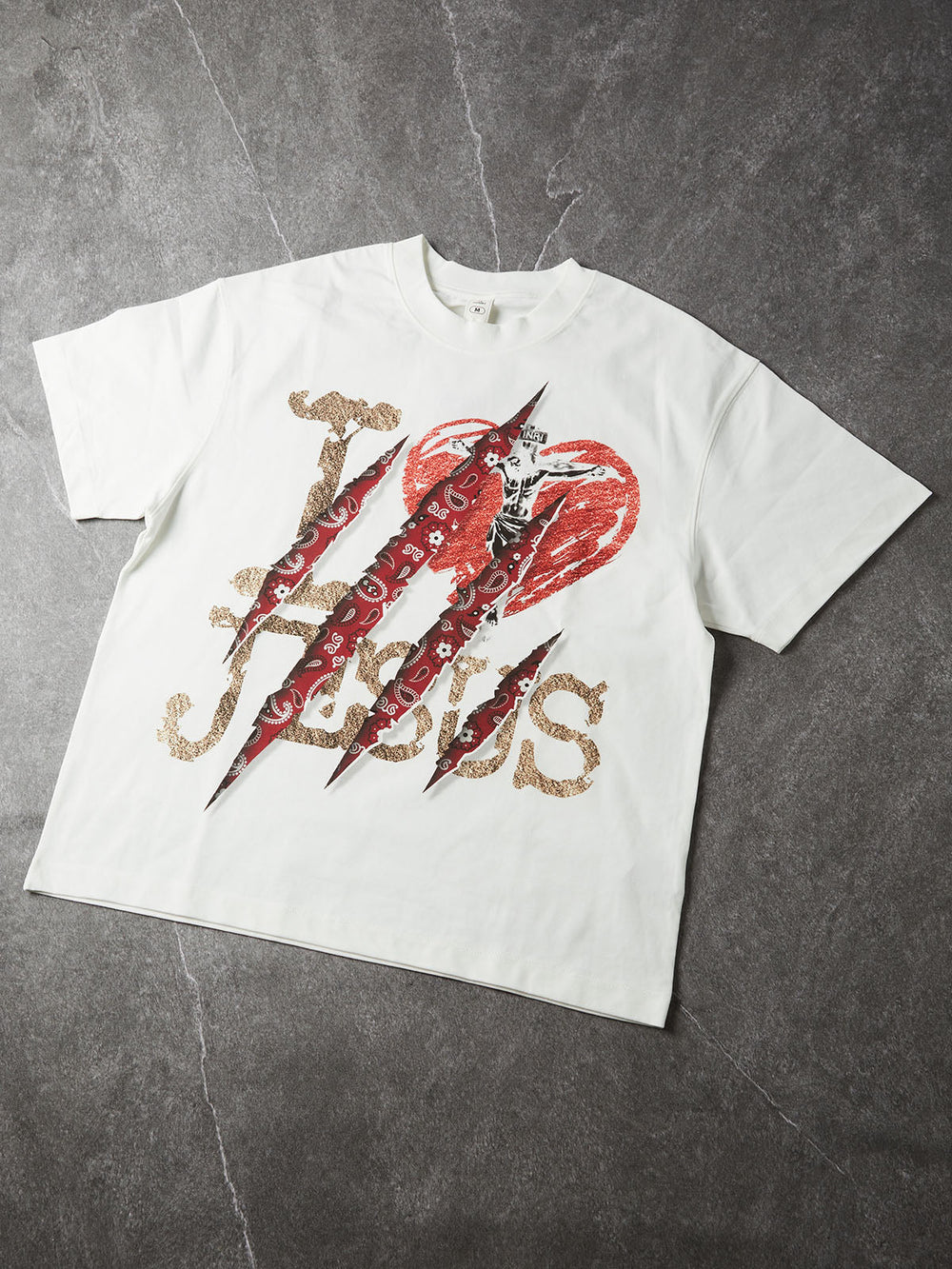 I Love Jesus Beyaz Unisex Tişört