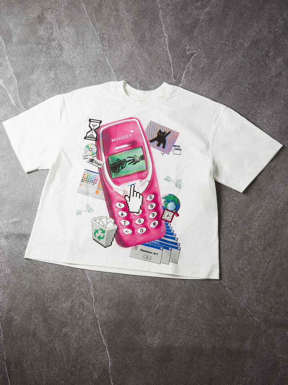 Timeless Art Beyaz Unisex Tişört