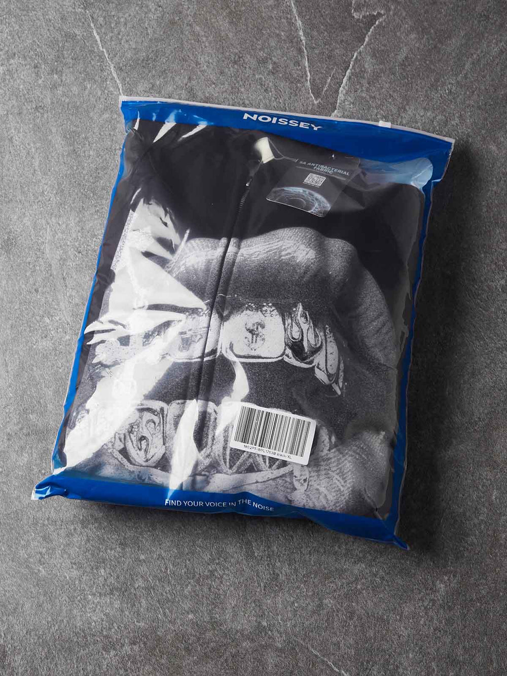 Gotik Haç Siyah Unisex Fermuarlı Sweatshirt
