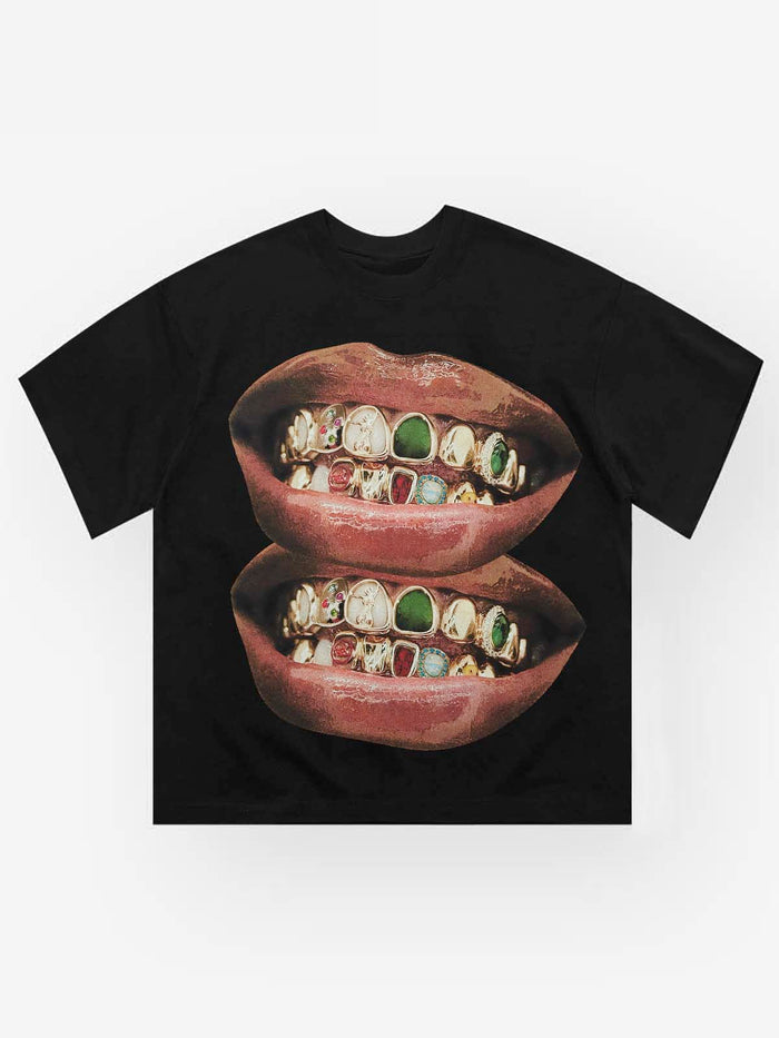 Altın Yeşim Grillz Unisex Tişört
