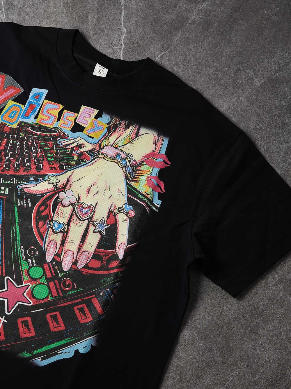 Pop DJ Siyah Unisex Tişört