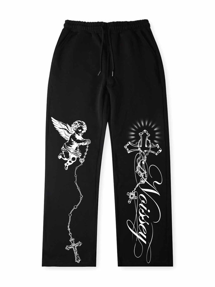 Melek ve Haç Unisex Pantolon