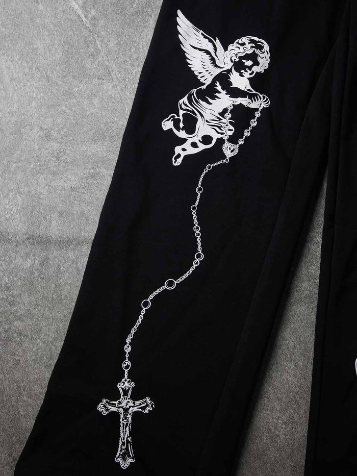 Melek ve Haç Unisex Pantolon