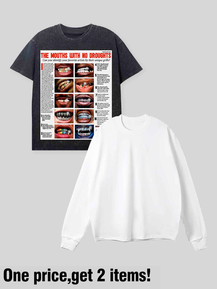Dergi Takım Unisex Uzun Kollu Tişört